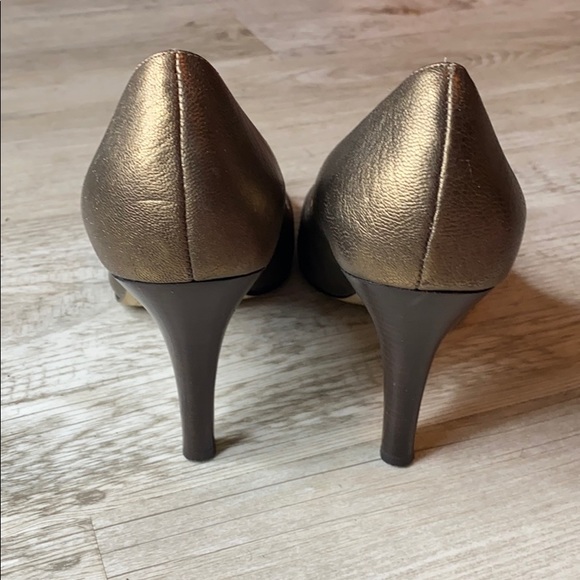 Dark gold leather Franco Sarto size 8.5 - Picture 3 of 6